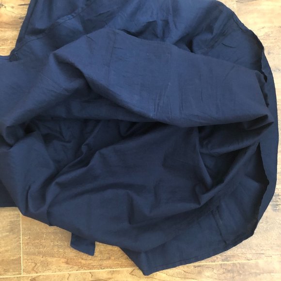 GAP Fit and Flare Cami Belted Linen-Cotton Dress - Picture 13 of 16